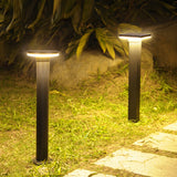 Modern Minimalist Black IP65 Waterproof LED Garden Lawn Path Bollard Landscape Lighting