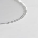 Modern Minimalist Circle Linear LED Pendant Light with Slender Wire Suspension