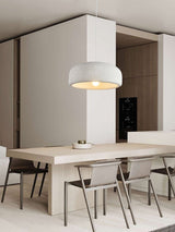 Modern Minimalist Cloud Pendant Light White Polystyrene Floating Hanging Lamp for Dining Room