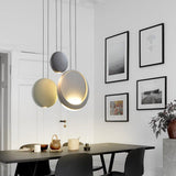 Modern Minimalist Cosmos LED Multi Light Pendant Cluster Disc Chandelier for Living Room
