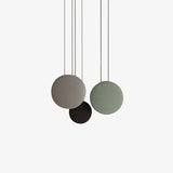 Modern Minimalist Cosmos LED Multi Light Pendant Cluster Disc Chandelier for Living Room