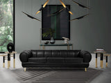 Modern Minimalist Cylindrical Pipe Pendant Light in Matte Black and Gold Finish