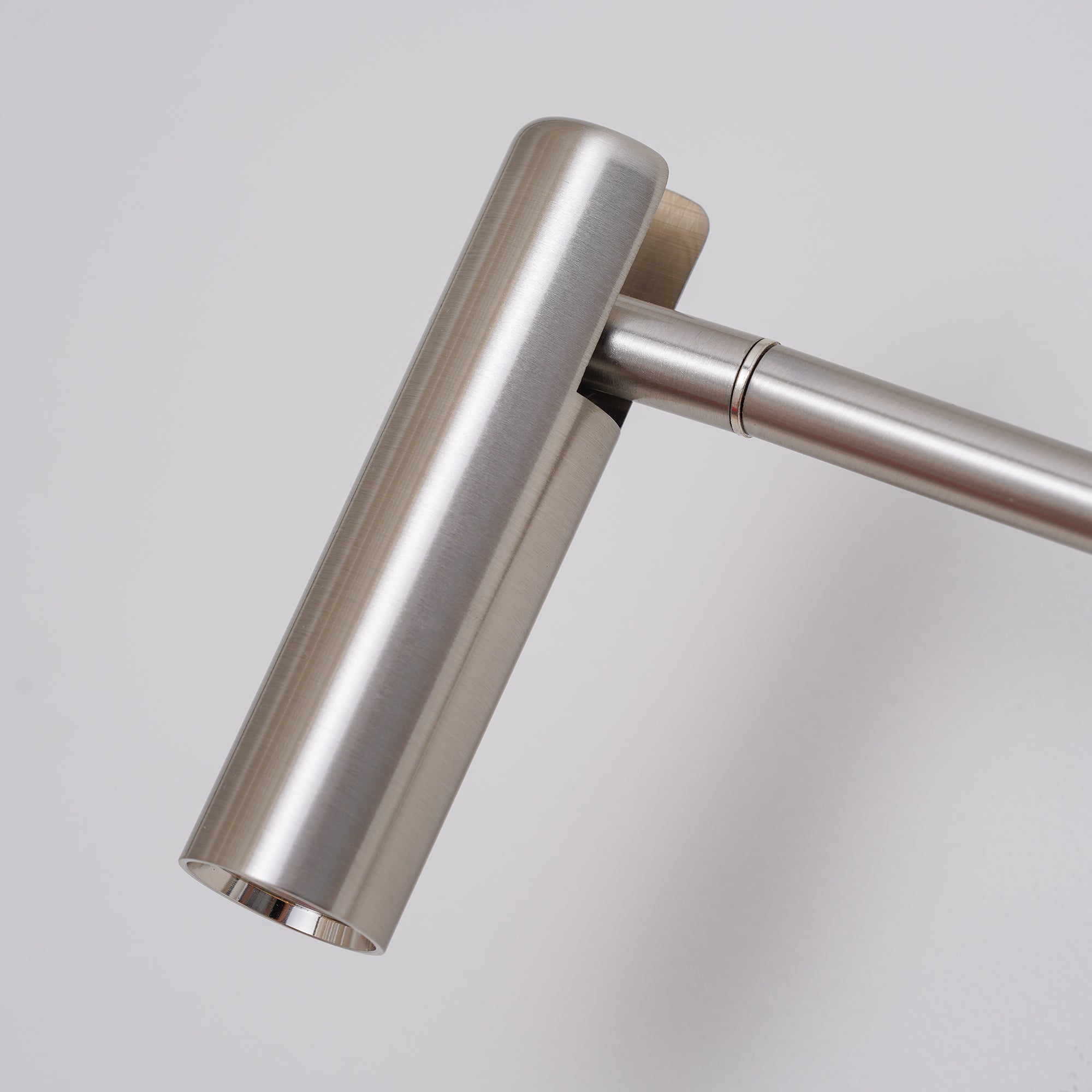 Modern Minimalist Disc LED Wall Sconce Set with Adjustable Pivoting Arm for Bedside Reading