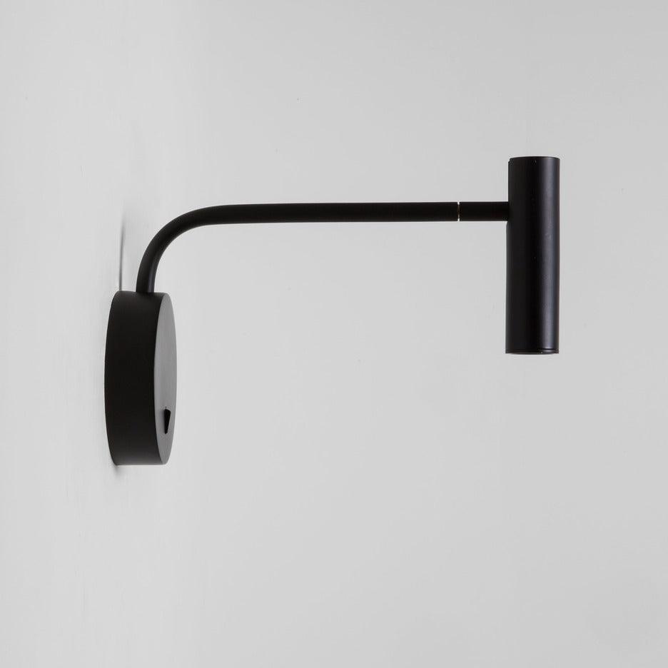 Modern Minimalist Disc LED Wall Sconce Set with Adjustable Pivoting Arm for Bedside Reading