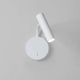 Modern Minimalist Disc LED Wall Sconce Set with Adjustable Pivoting Arm for Bedside Reading