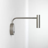 Modern Minimalist Disc LED Wall Sconce Set with Adjustable Pivoting Arm for Bedside Reading