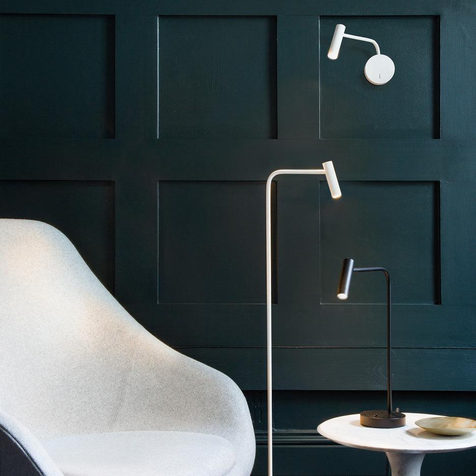Modern Minimalist Disc LED Wall Sconce Set with Adjustable Pivoting Arm for Bedside Reading
