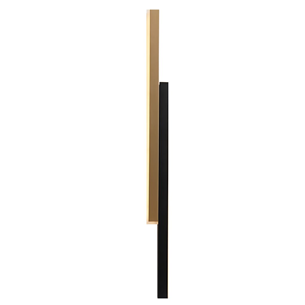 Modern Minimalist Double Linear LED Wall Sconce Nordic Long Strip Lighting for Hallways and Bedside
