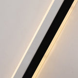 Modern Minimalist Double Linear LED Wall Sconce Nordic Long Strip Lighting for Hallways and Bedside