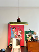 Modern Minimalist Geometric LED Pendant Light with Balanced Circular Frame Design