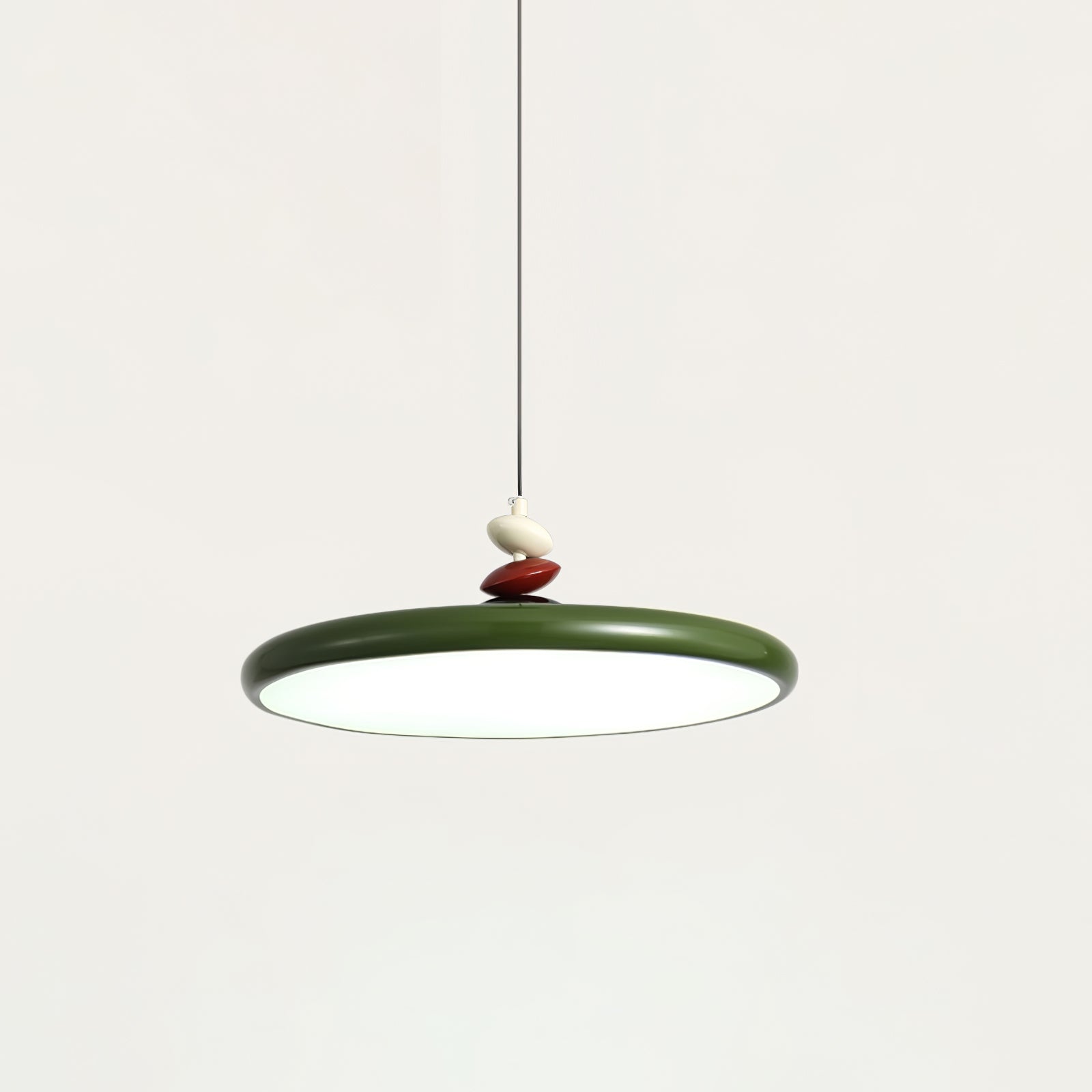 Modern Minimalist Geometric LED Pendant Light with Balanced Circular Frame Design