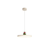 Modern Minimalist Geometric LED Pendant Light with Balanced Circular Frame Design