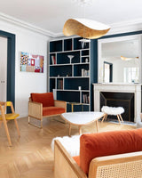 Modern Minimalist Giorgio Curving Disc LED Pendant Light with Adjustable Hanging Height