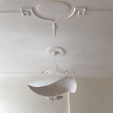 Modern Minimalist Giorgio Curving Disc LED Pendant Light with Adjustable Hanging Height