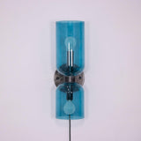 Modern Minimalist Glass Globe Plug In Wall Sconce Set of 2 Brass Bracket Wall Lamp