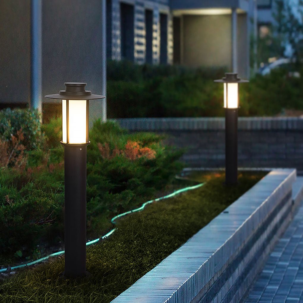 Modern Minimalist IP54 Waterproof LED Garden Pathway Bollard Light for Courtyard and Villa