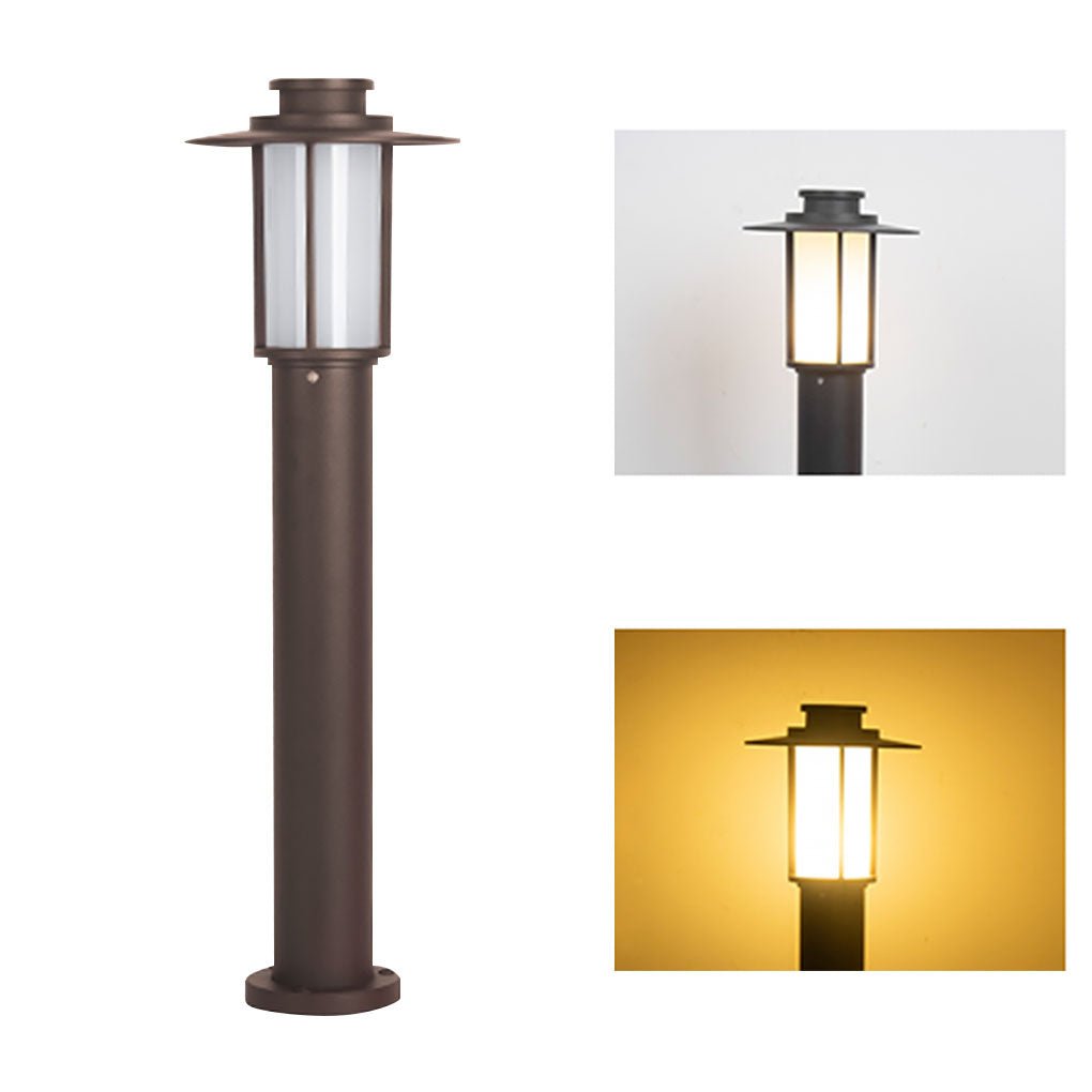 Modern Minimalist IP54 Waterproof LED Garden Pathway Bollard Light for Courtyard and Villa