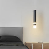 Modern Minimalist LED Kitchen Island Pendant Light Black Nordic Hanging Ceiling Lamp