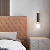 Modern Minimalist LED Kitchen Island Pendant Light Black Nordic Hanging Ceiling Lamp