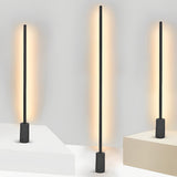Modern Minimalist LED Strip Outdoor Floor Lamp Waterproof IP65 Garden Lawn Pathway Light