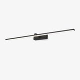 Modern Minimalist LED Wall Sconce for Bathroom Vanity and Mirror Lighting in Black Finish