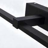 Modern Minimalist LED Wall Sconce for Bathroom Vanity and Mirror Lighting in Black Finish
