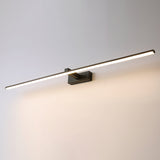 Modern Minimalist LED Wall Sconce for Bathroom Vanity and Mirror Lighting in Black Finish
