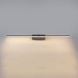 Modern Minimalist LED Wall Sconce for Bathroom Vanity and Mirror Lighting in Black Finish