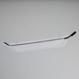 Modern Minimalist Linear Acrylic LED Pendant Light for Dining Room and Kitchen Island