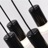 Modern Minimalist Linear LED Chandelier with Multi Head Design