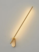 Modern Minimalist Linear LED Stick Wall Sconce Iron Metal Fixture for Indoor Home Decor