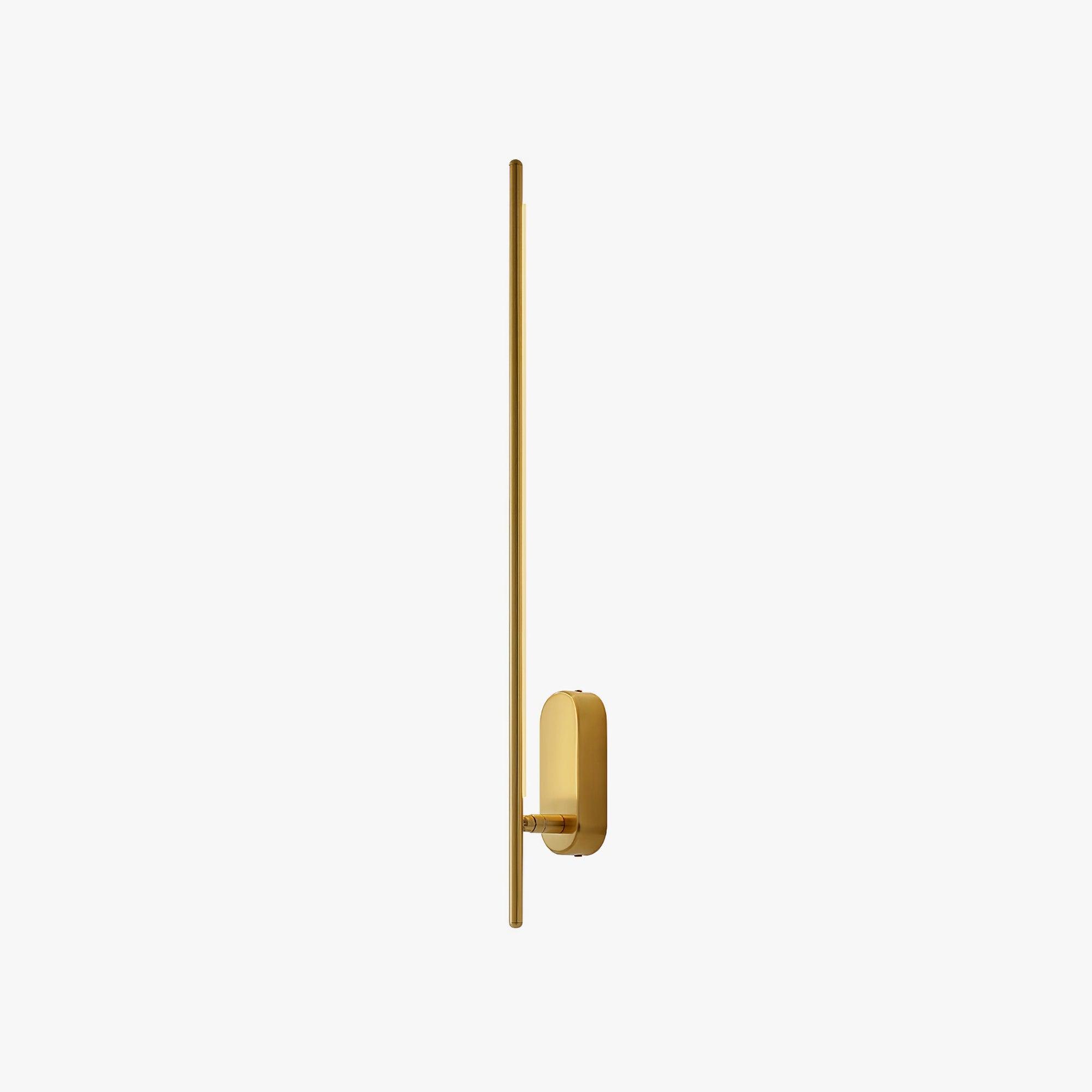 Modern Minimalist Linear LED Stick Wall Sconce Iron Metal Fixture for Indoor Home Decor