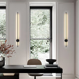 Modern Minimalist Linear LED Wall Sconce Architectural Slim Tube Light Fixture