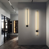 Modern Minimalist Linear LED Wall Sconce Architectural Slim Tube Light Fixture
