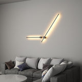 Modern Minimalist Linear LED Wall Sconce Architectural Slim Tube Light Fixture