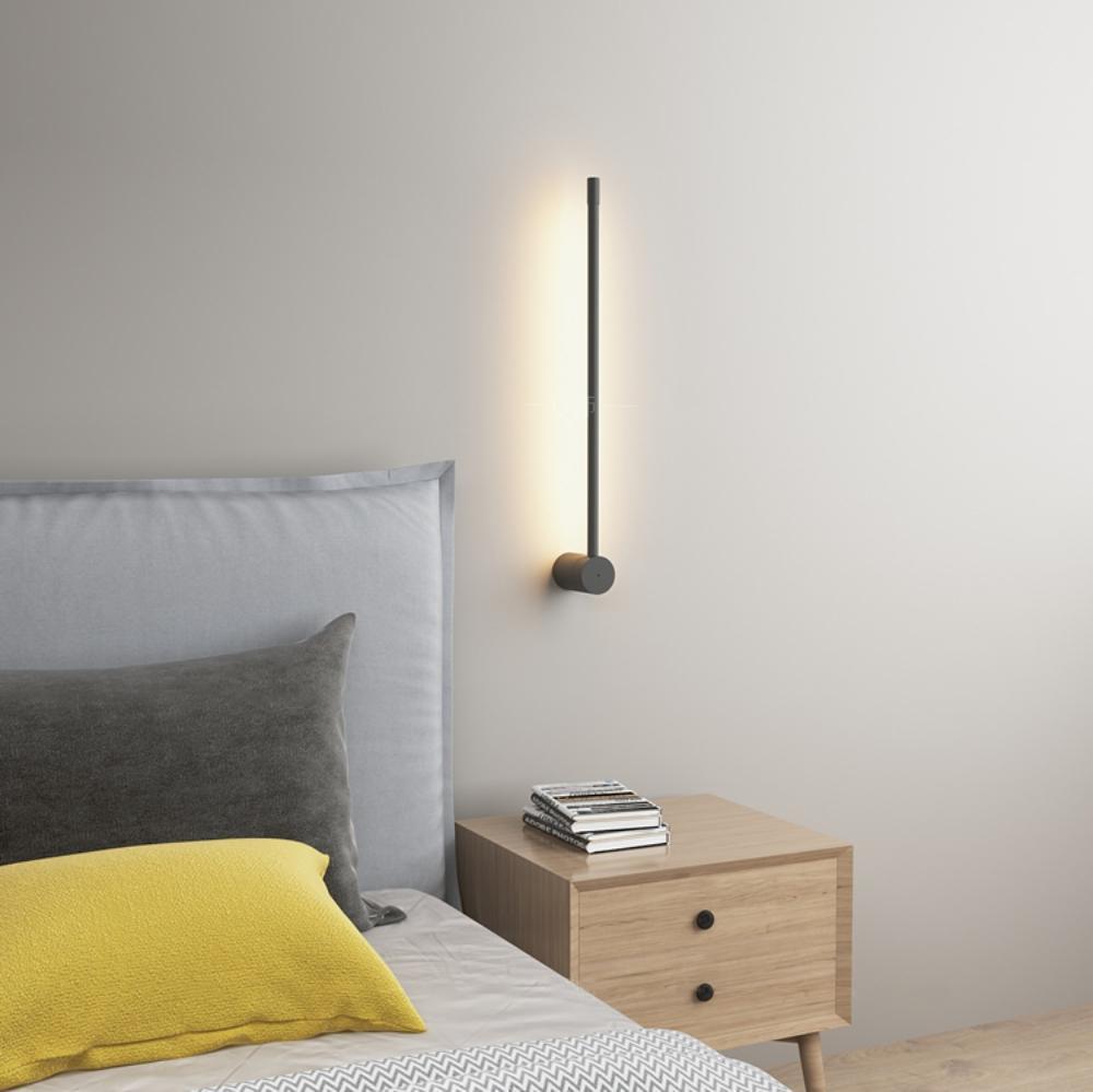 Modern Minimalist Linear LED Wall Sconce Architectural Slim Tube Light Fixture