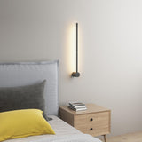 Modern Minimalist Linear LED Wall Sconce Architectural Slim Tube Light Fixture