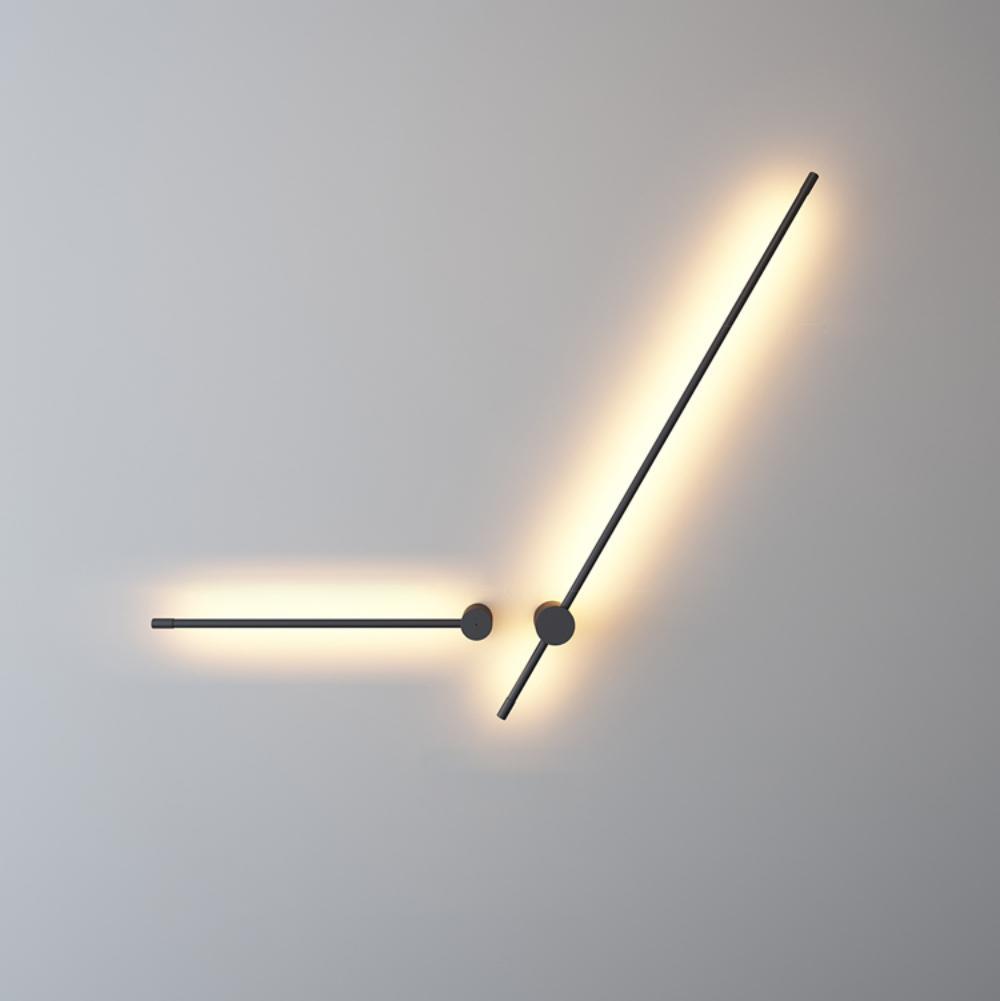 Modern Minimalist Linear LED Wall Sconce Architectural Slim Tube Light Fixture