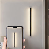 Modern Minimalist Linear LED Wall Sconce Stepless Dimming Background Atmosphere Light