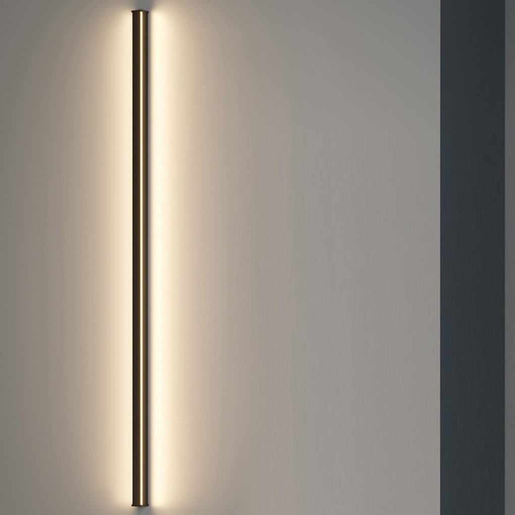 Modern Minimalist Linear LED Wall Sconce Stepless Dimming Background Atmosphere Light