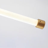 Modern Minimalist Linear LED Wall Sconce with Three Step Dimming in Black and Gold