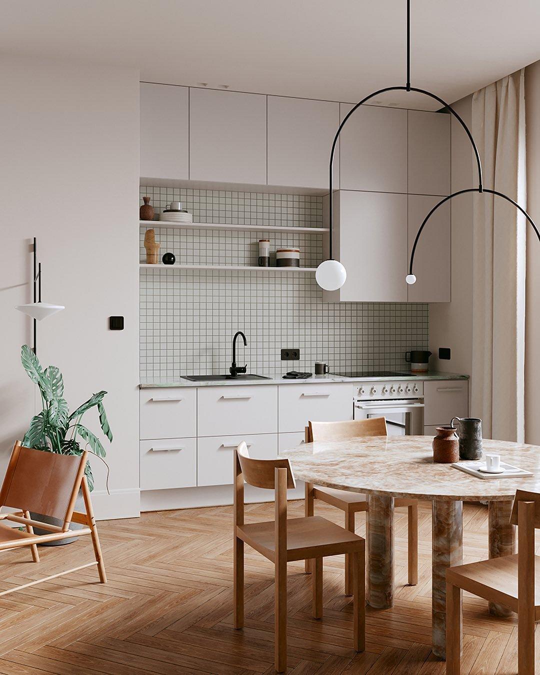 Modern Minimalist Linear Mobile Chandelier with Opal Glass Globes and Black Finish