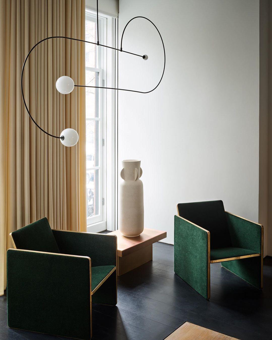 Modern Minimalist Linear Mobile Chandelier with Opal Glass Globes and Black Finish