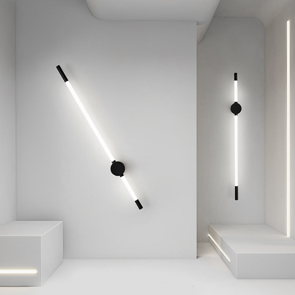 Modern Minimalist Long Strip LED Wall Sconce Acrylic Linear Light for Bedroom Living Room
