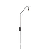 Modern Minimalist Long Swing Arm Wall Lamp Adjustable LED Bedside Sconce in Gold or Black