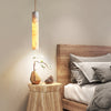 Modern Minimalist Marble Cylinder Pendant Light for Bedroom and Dining Room