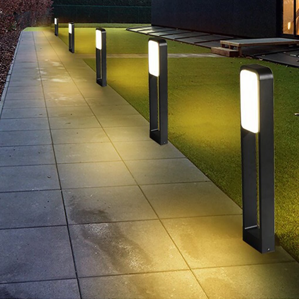 Modern Minimalist Outdoor LED Column Light Waterproof Garden Landscape Path Lighting