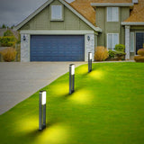 Modern Minimalist Outdoor LED Column Light Waterproof Garden Landscape Path Lighting