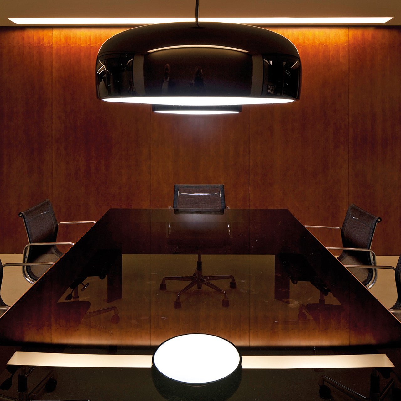 Modern Minimalist Oval Aluminum Pendant Light Potlid Style Ceiling Hanging Lamp for Home