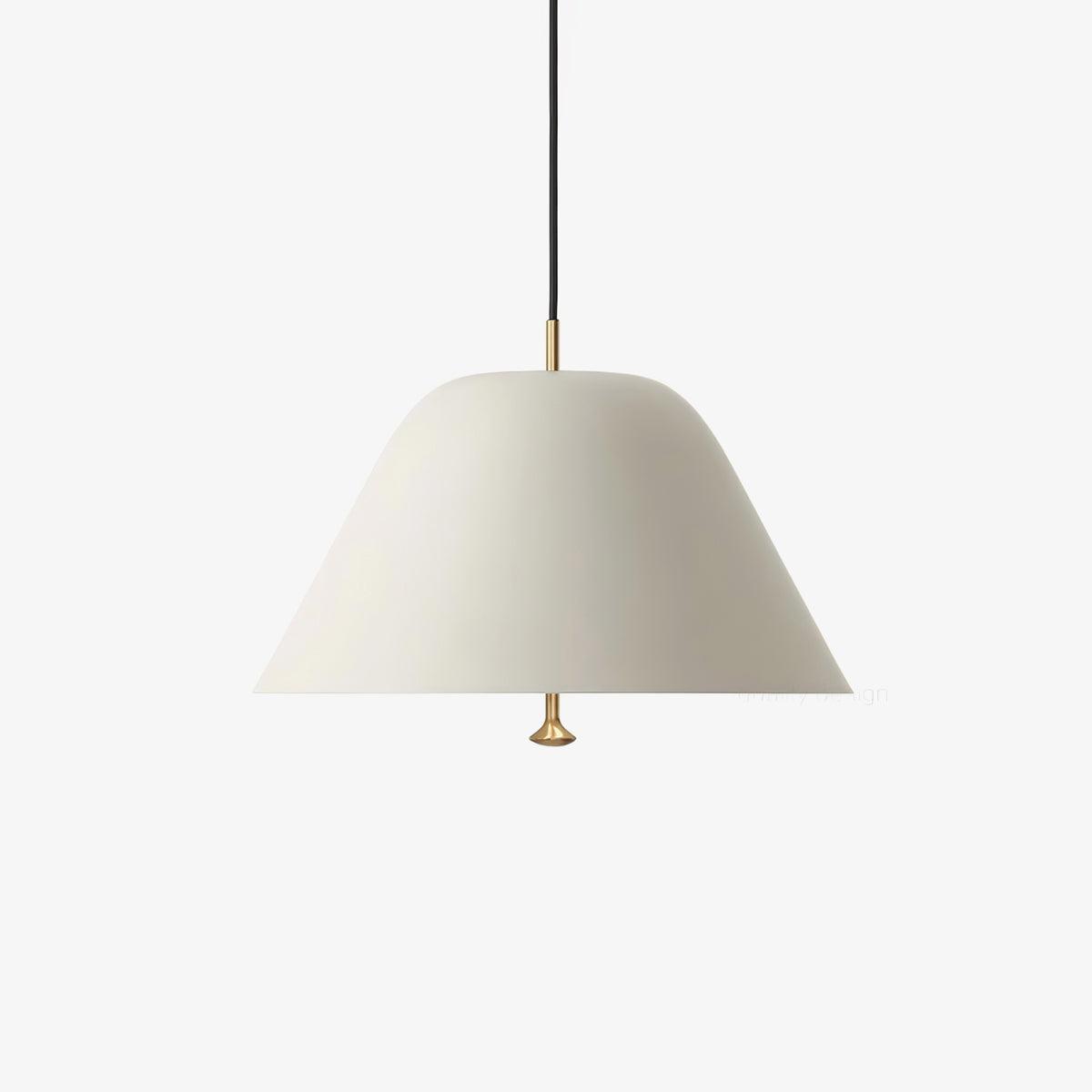 Modern Minimalist Pendant Ceiling Light Fixture with Adjustable Cable and Metal Shade